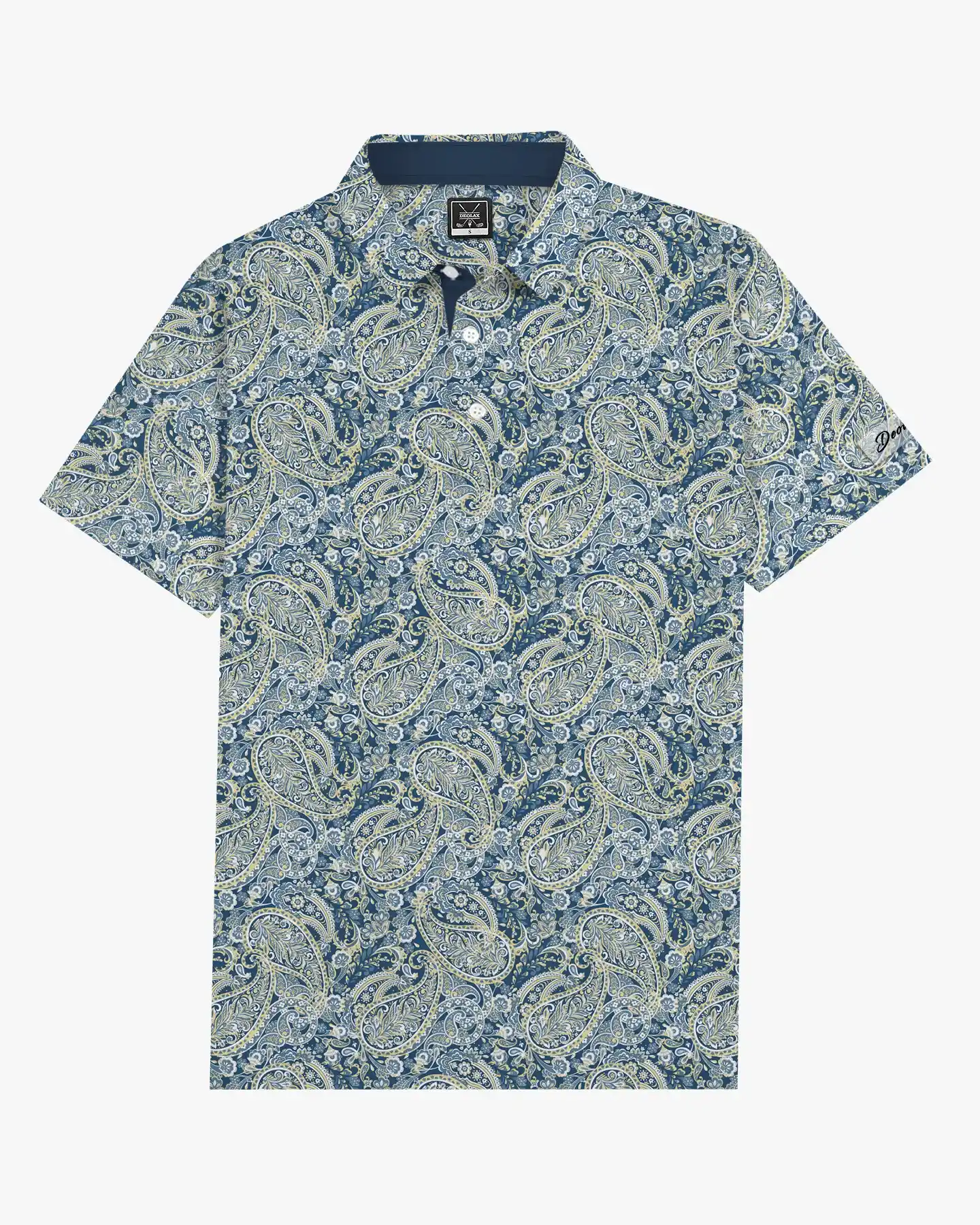 Paisley Print Polo - Deolax