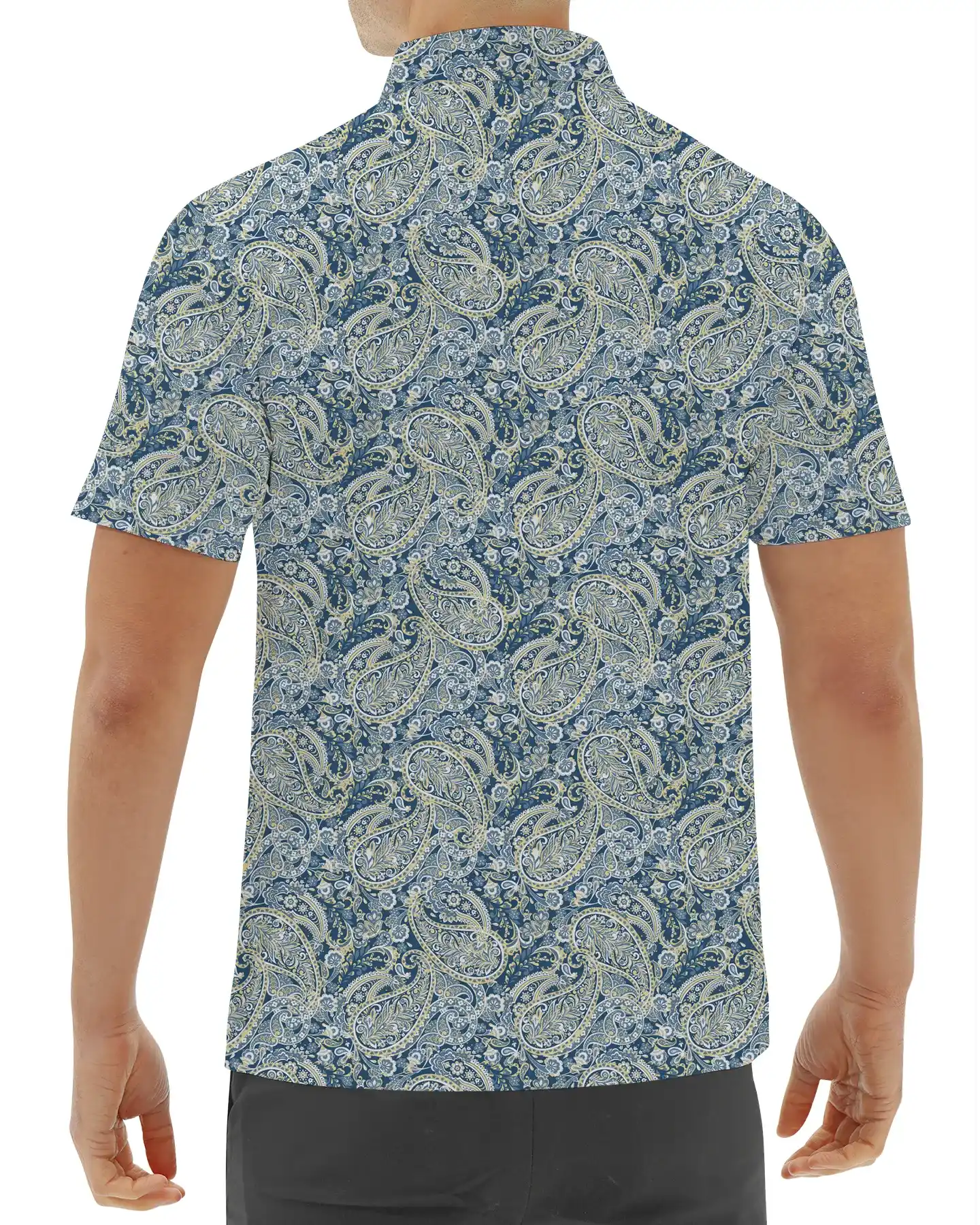 Paisley Print Polo - Deolax