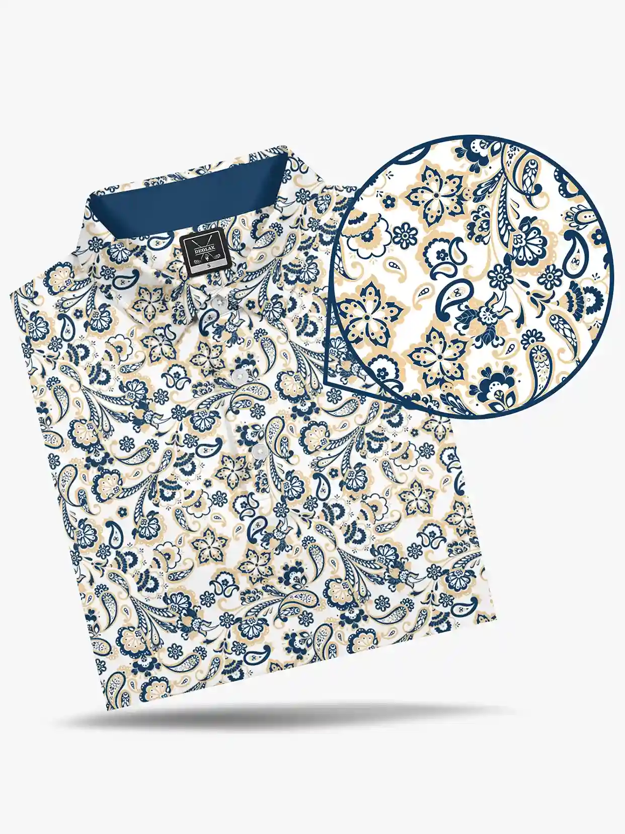 Paisley Putter Polo-Short-Deolax