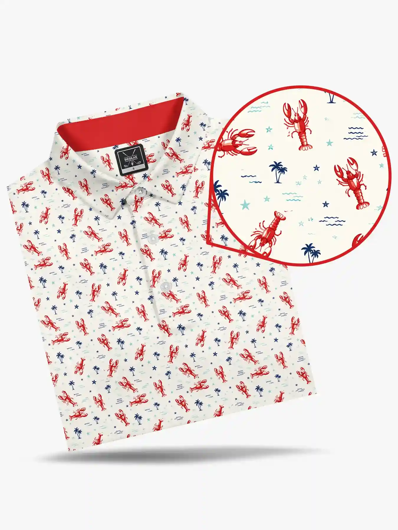 Palm Beach Crawfish Boil Polo - Deolax