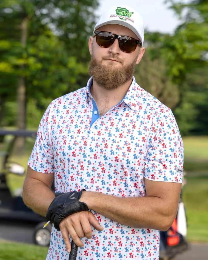 Patriotic Balloon Dog Polo