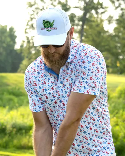 Patriotic Balloon Dog Polo