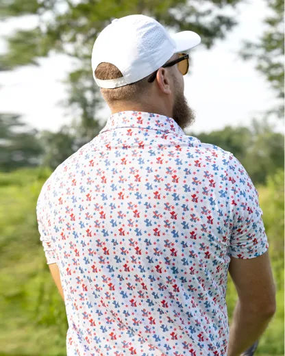 Patriotic Balloon Dog Polo