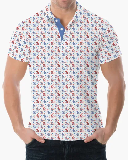 Patriotic Balloon Dog Polo - Deolax