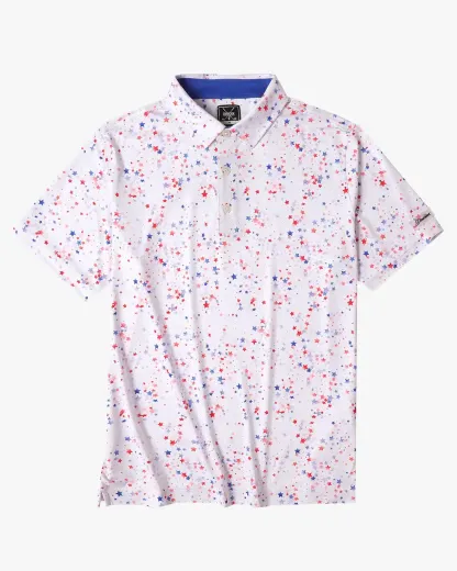 Patriotic Stars Polo - Deolax