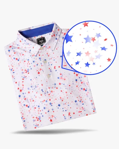 Patriotic Stars Polo - Deolax