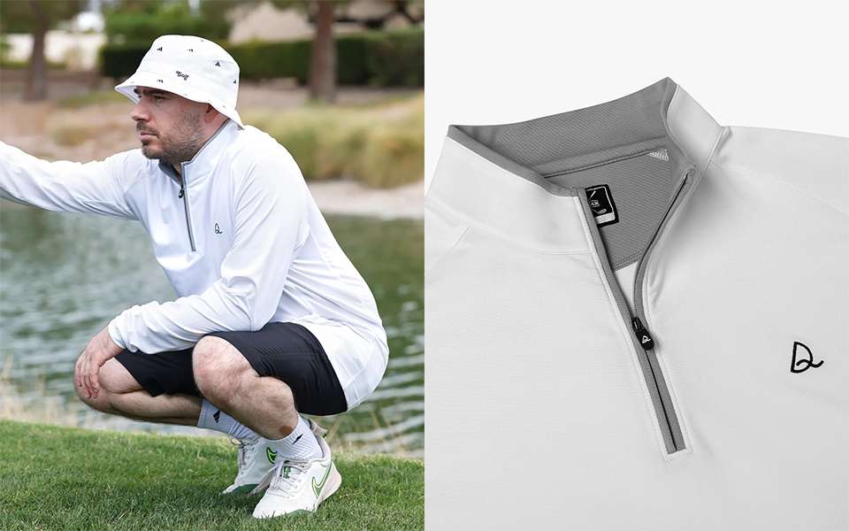 Performance Pocket Quarter Zip Pullove