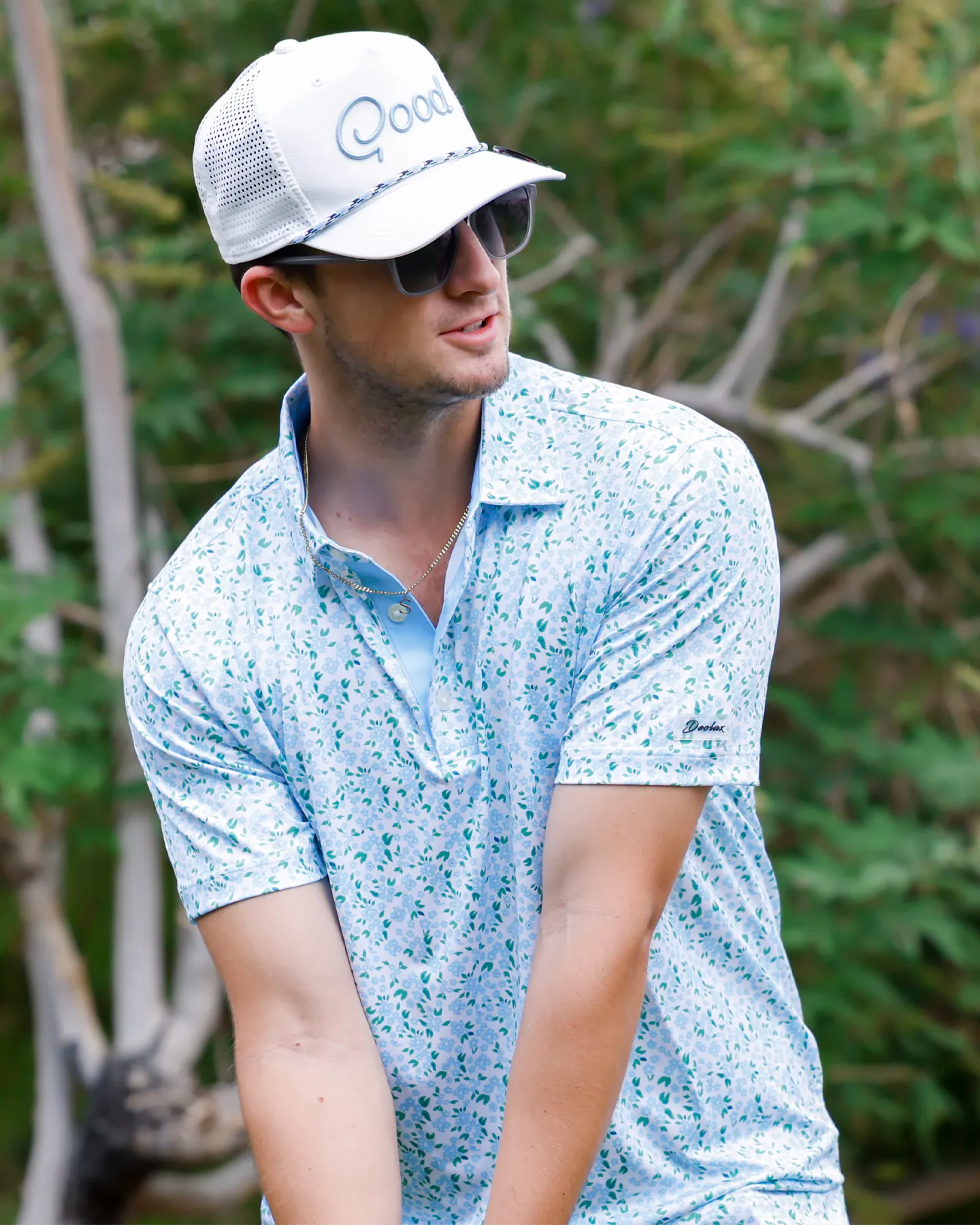 Petal Party Printed Polo