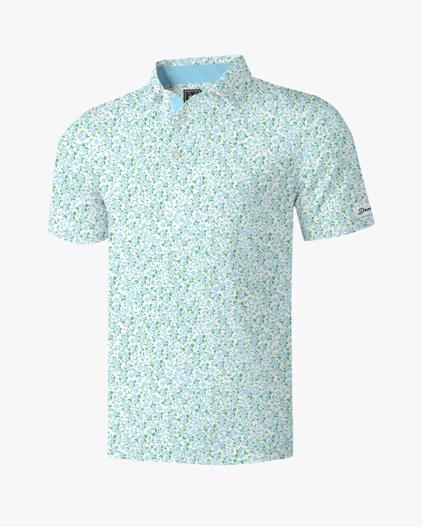 Petal Party Printed Polo - Deolax
