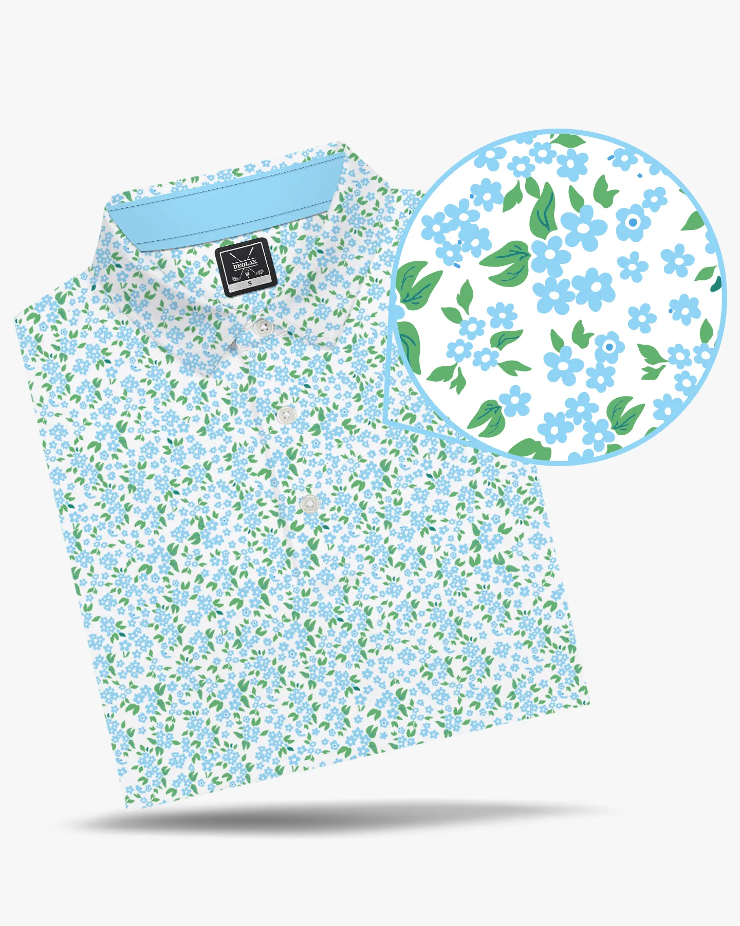 Petal Party Printed Polo - Deolax