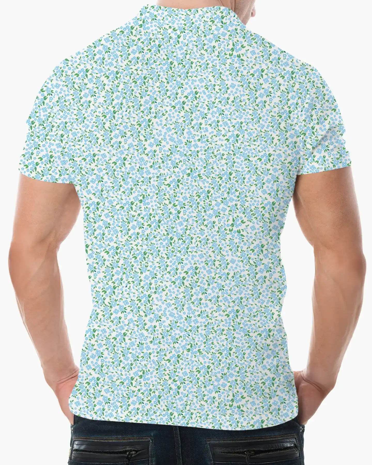 Petal Party Printed Polo - Deolax