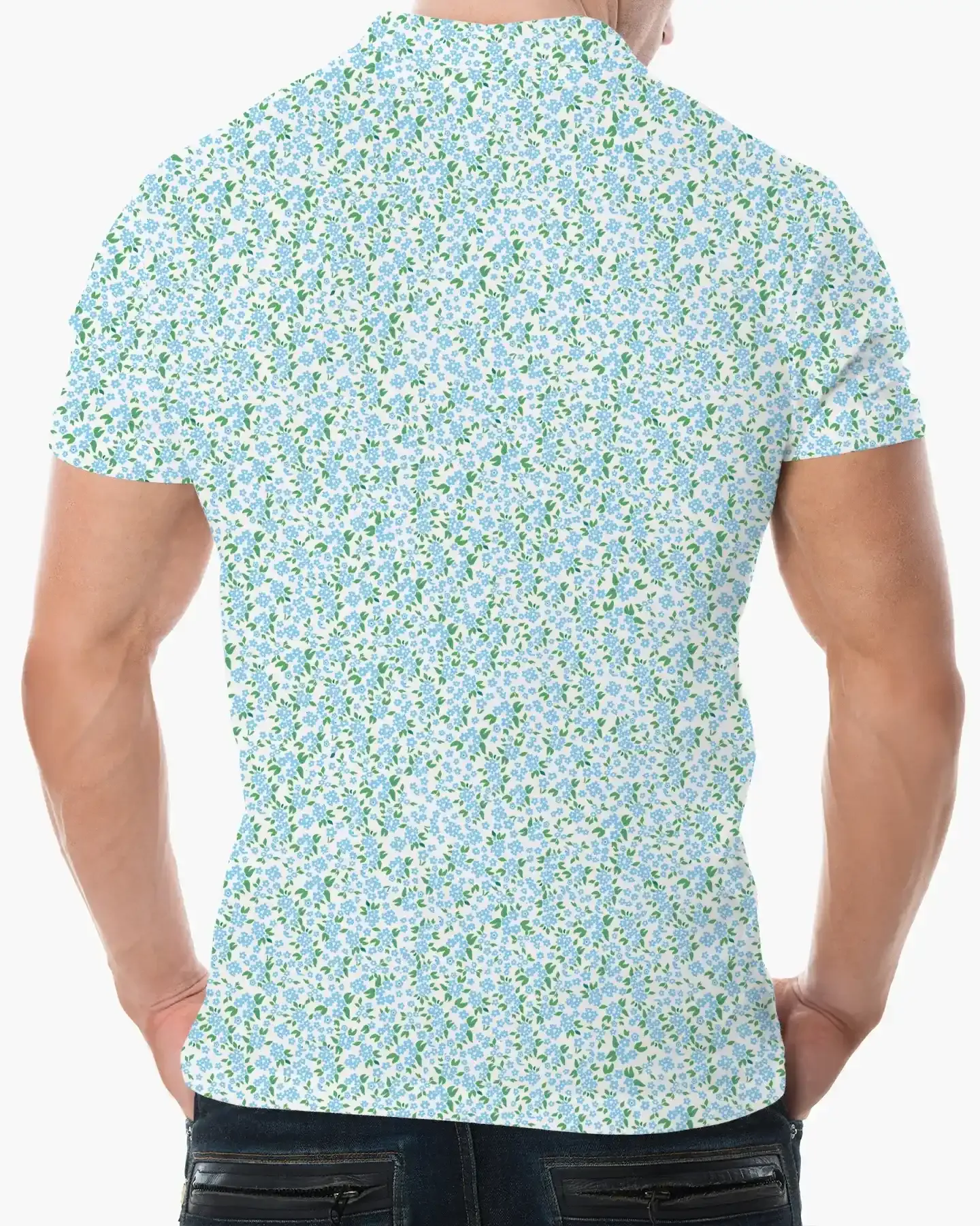 Petal Party Printed Polo - Deolax