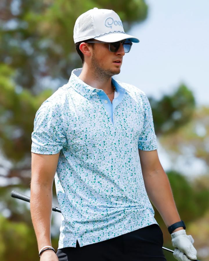 Petal Party Printed Polo