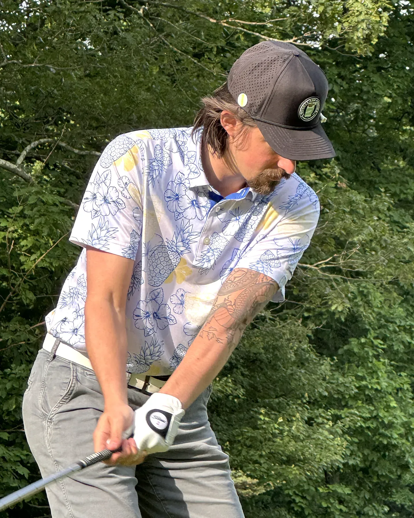 Pineapple Hawaiian Polo