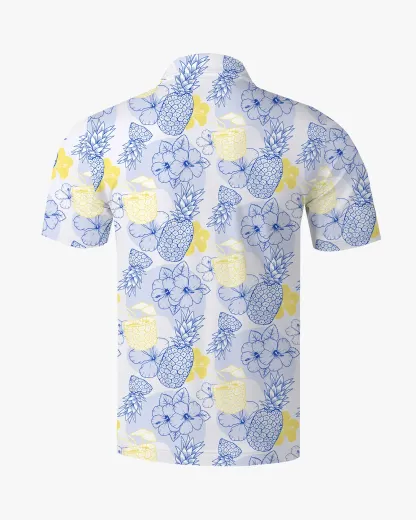 Pineapple Hawaiian Polo - Deolax