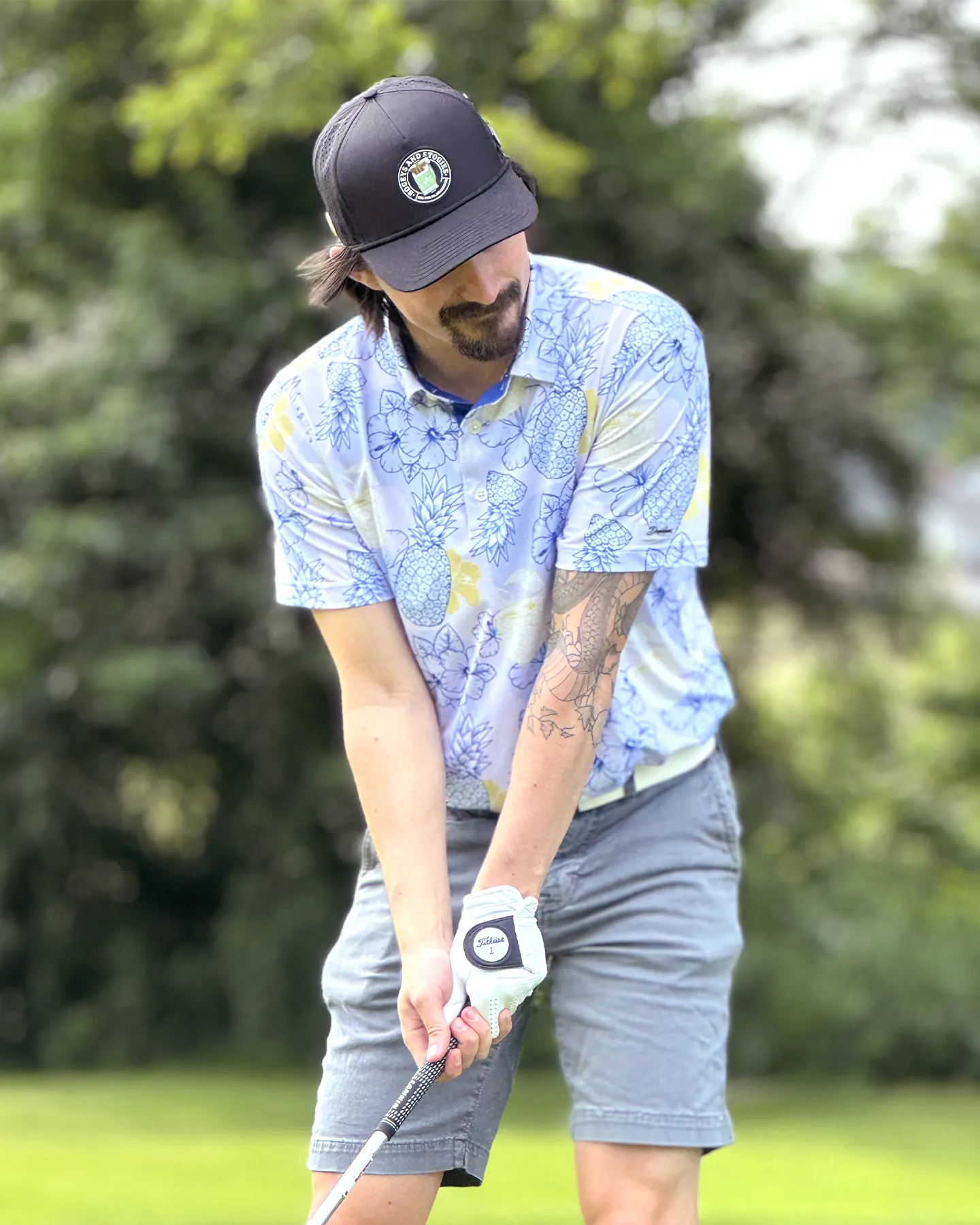 Pineapple Hawaiian Polo
