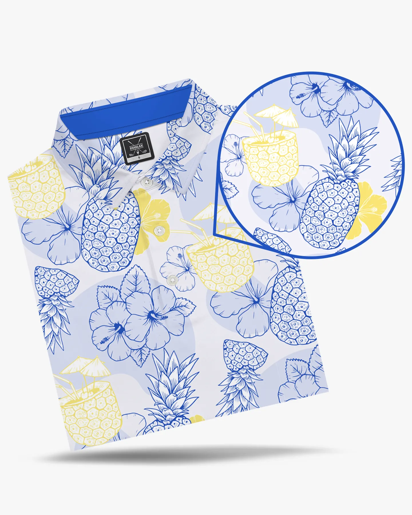 Pineapple Hawaiian Polo - Deolax