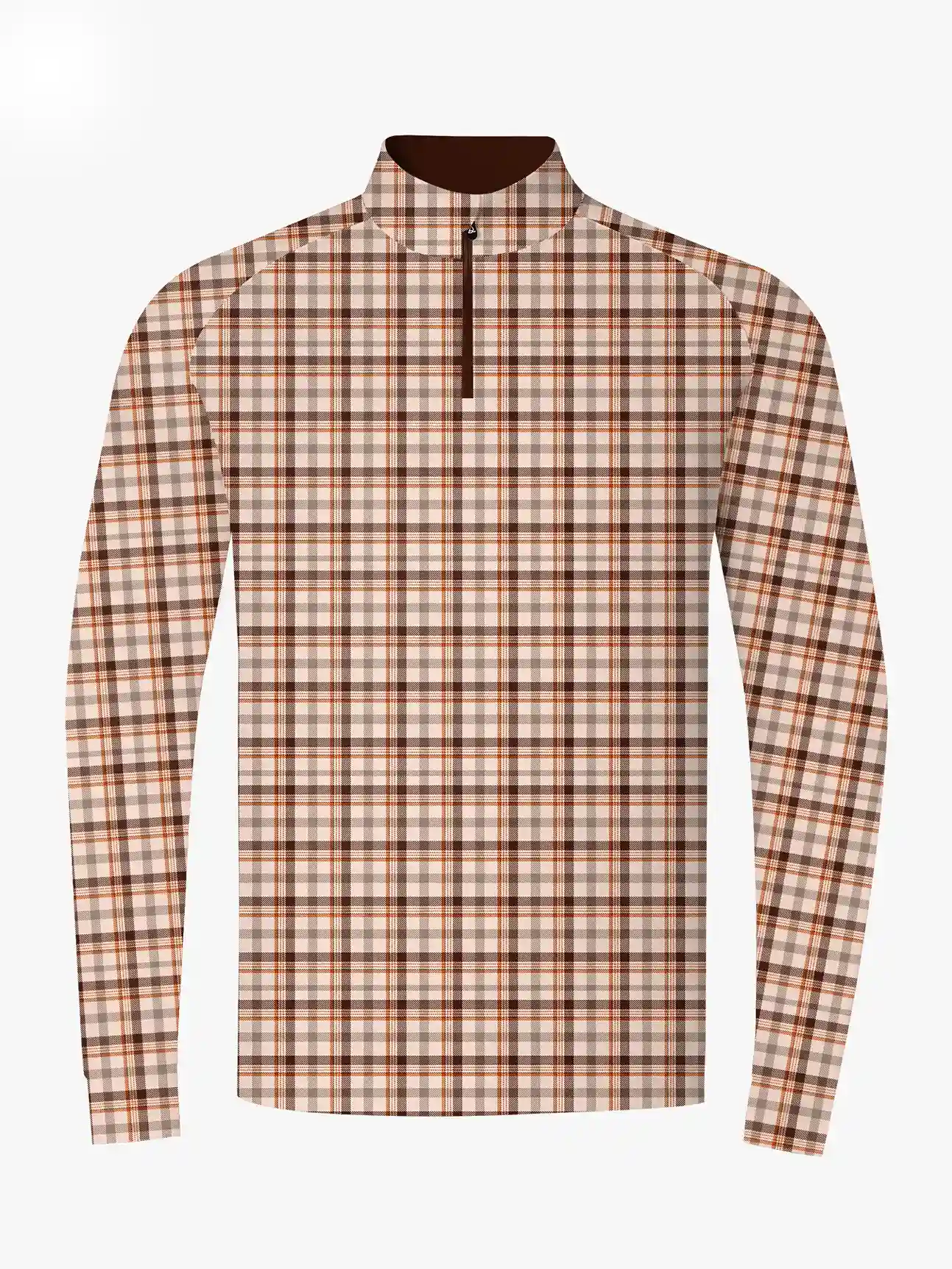 Pinehurst Check Golf Quarter Zip - Deolax