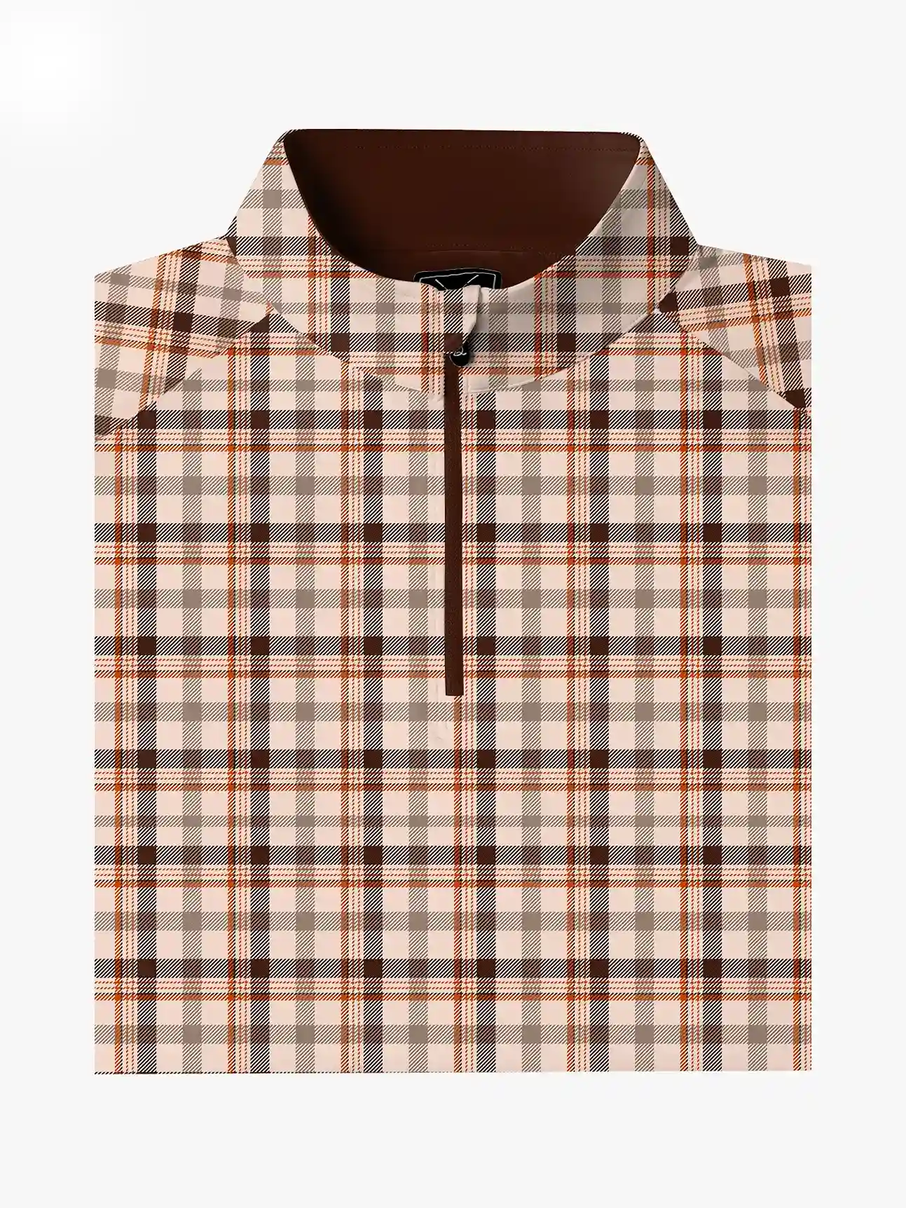 Pinehurst Check Golf Quarter Zip - Deolax