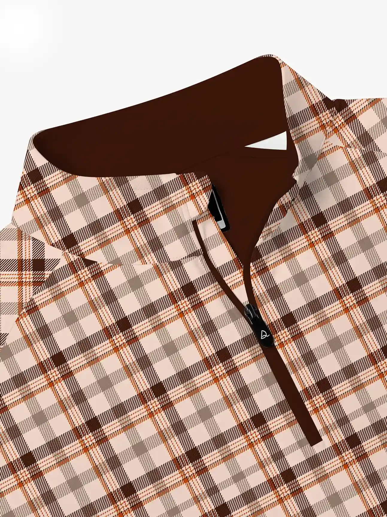 Pinehurst Check Golf Quarter Zip - Deolax