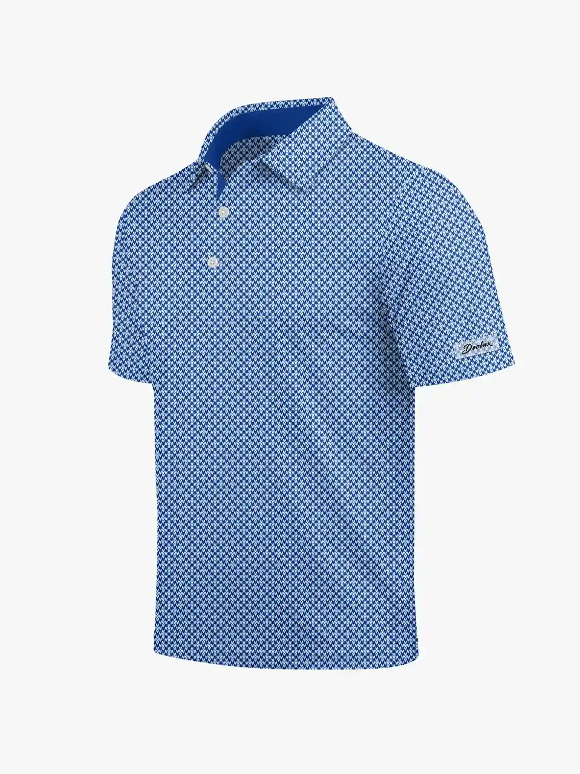 Pinehurst Matrix Blue Polo - Deolax