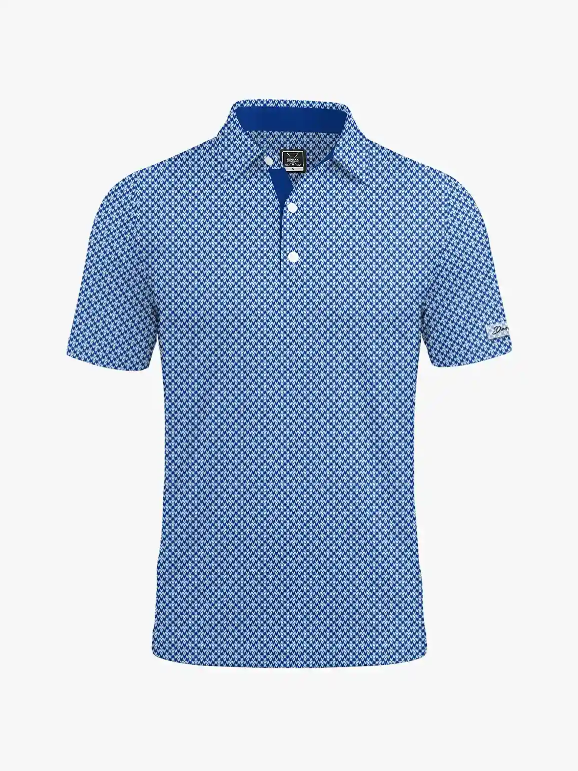 Pinehurst Matrix Blue Polo - Deolax