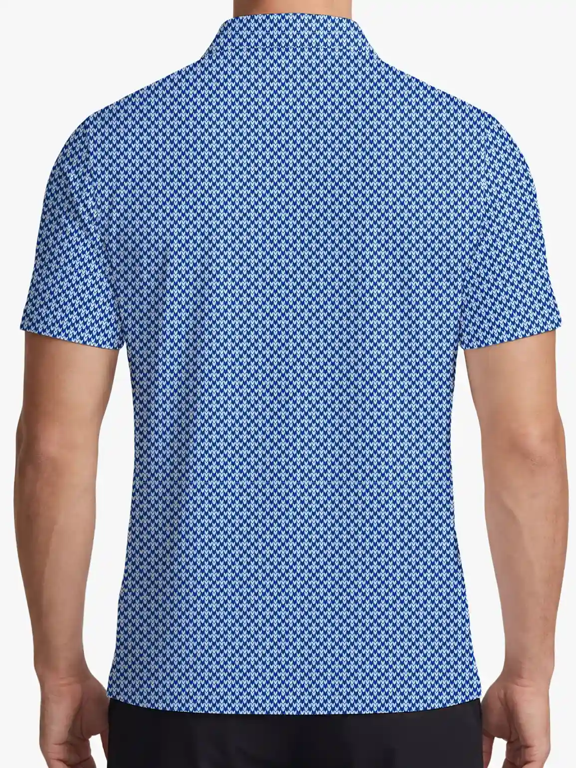 Pinehurst Matrix Blue Polo - Deolax