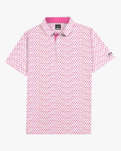Pink Hearts Polo - Deolax