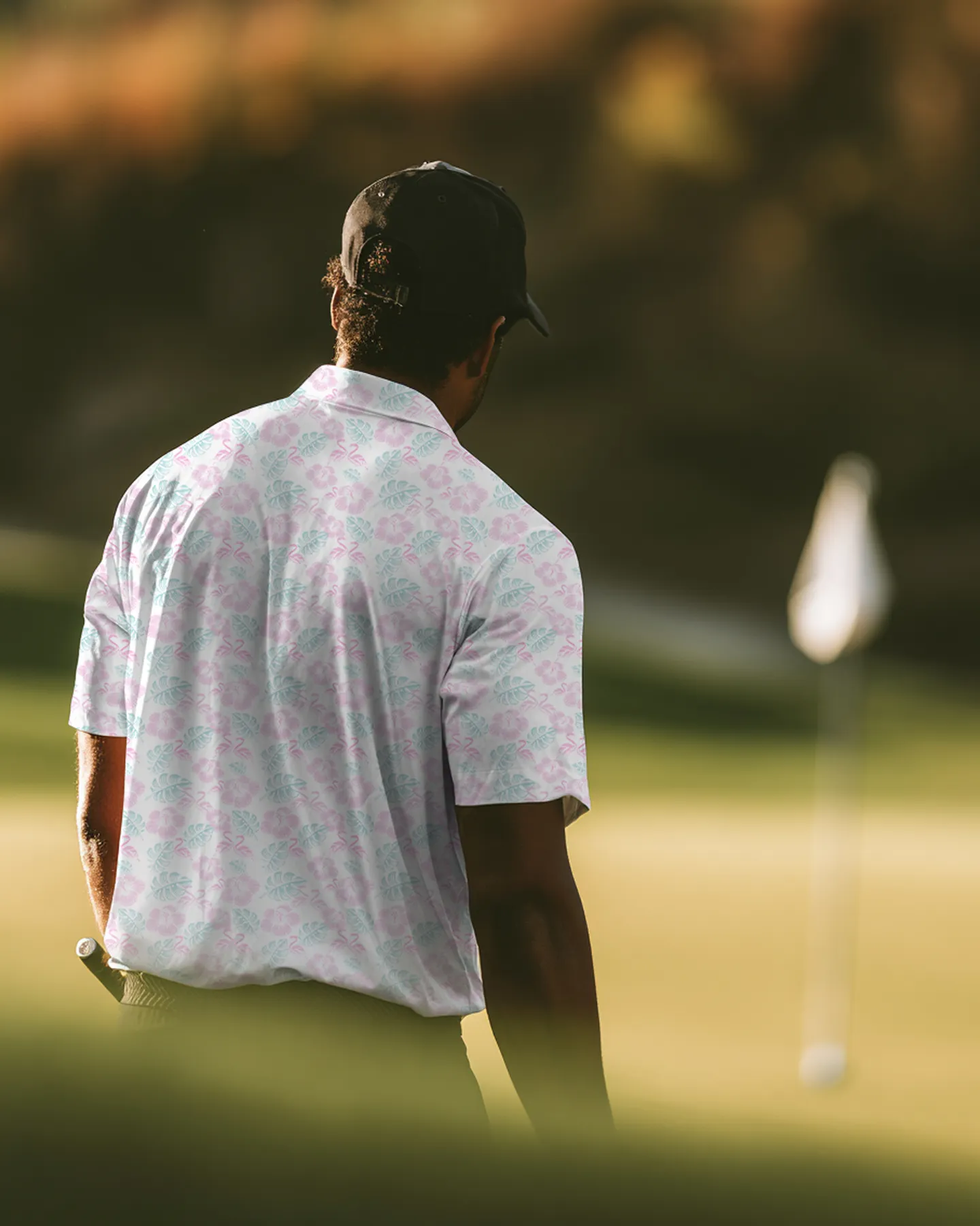 Pink Mingos Hawaiian Polo - Deolax