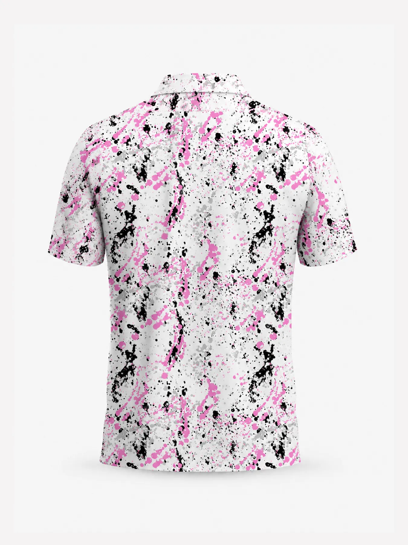 Pink Urban Splatter Polo