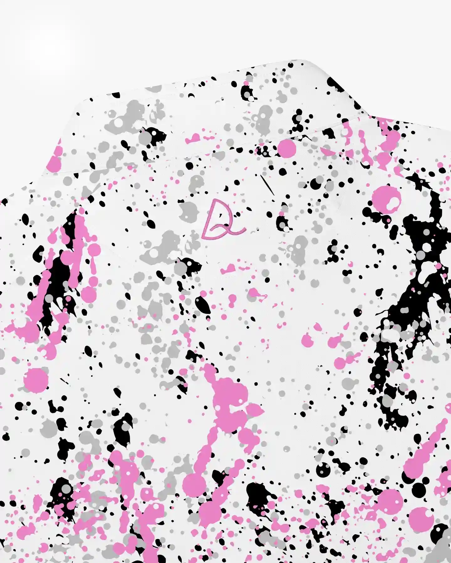 Pink Urban Splatter Quarter Zip - Deolax