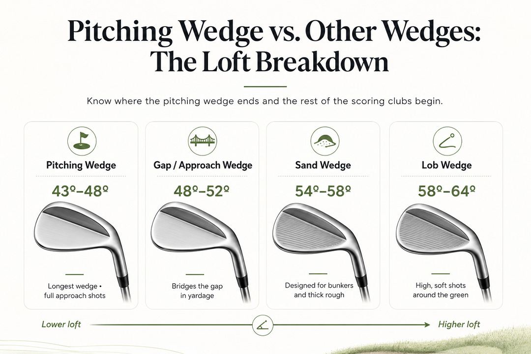 Pitching Wedge vs. Other Wedges