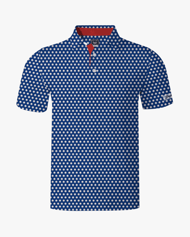 Pop Fly Baseball Polo