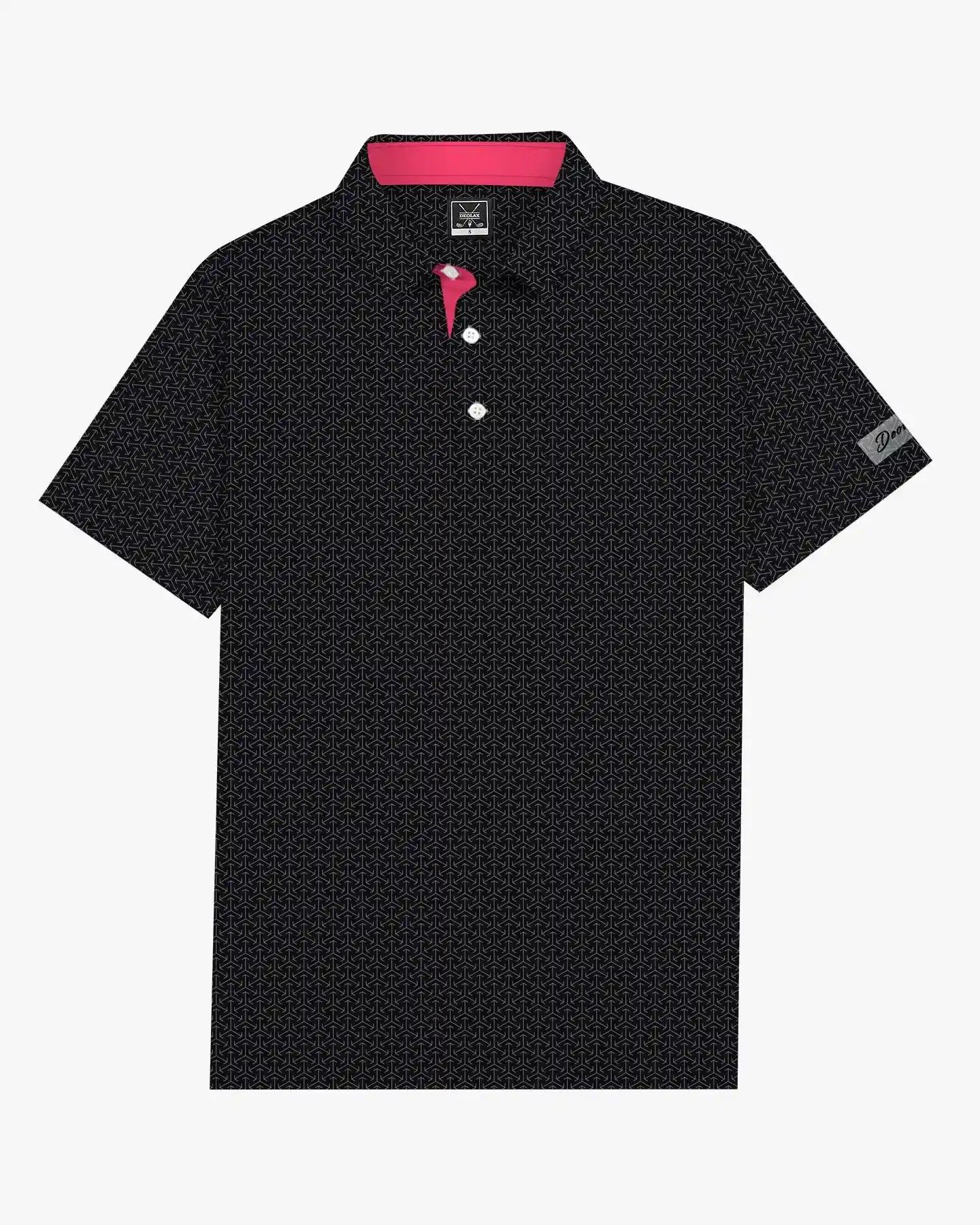 Precision Black Polo - Deolax