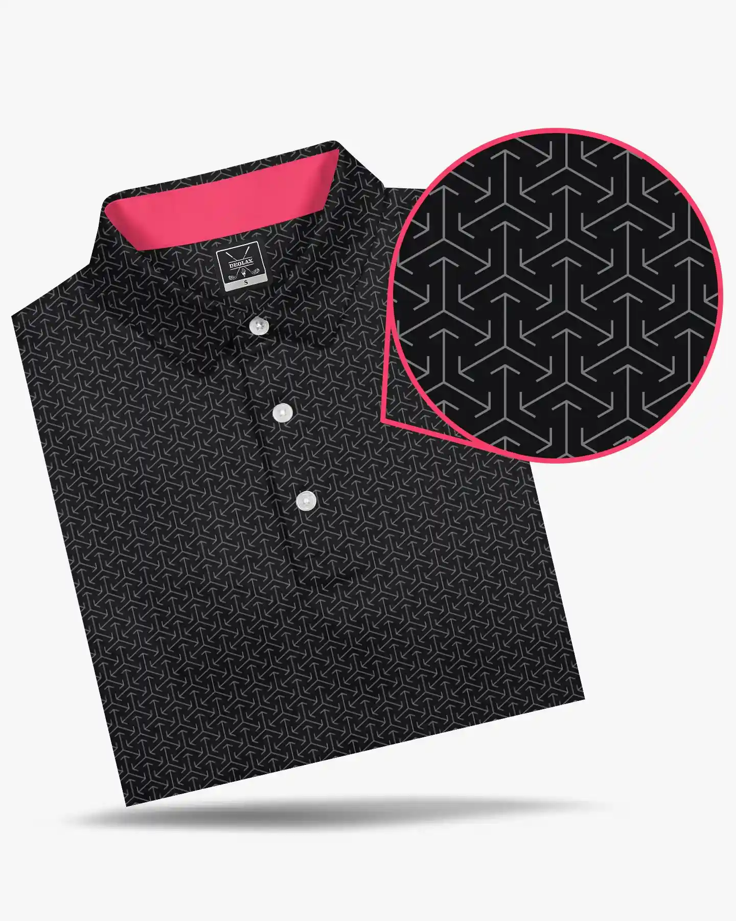 Precision Black Polo - Deolax