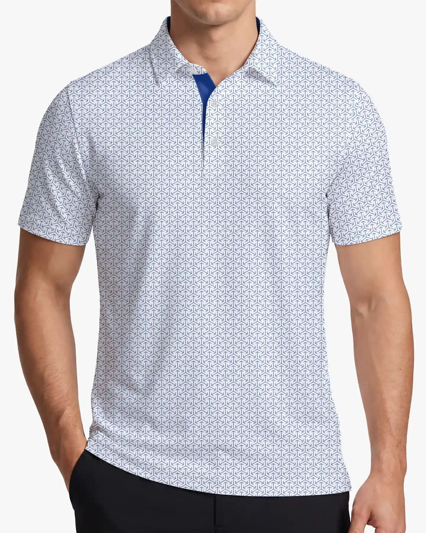 Precision Blue Polo - Deolax