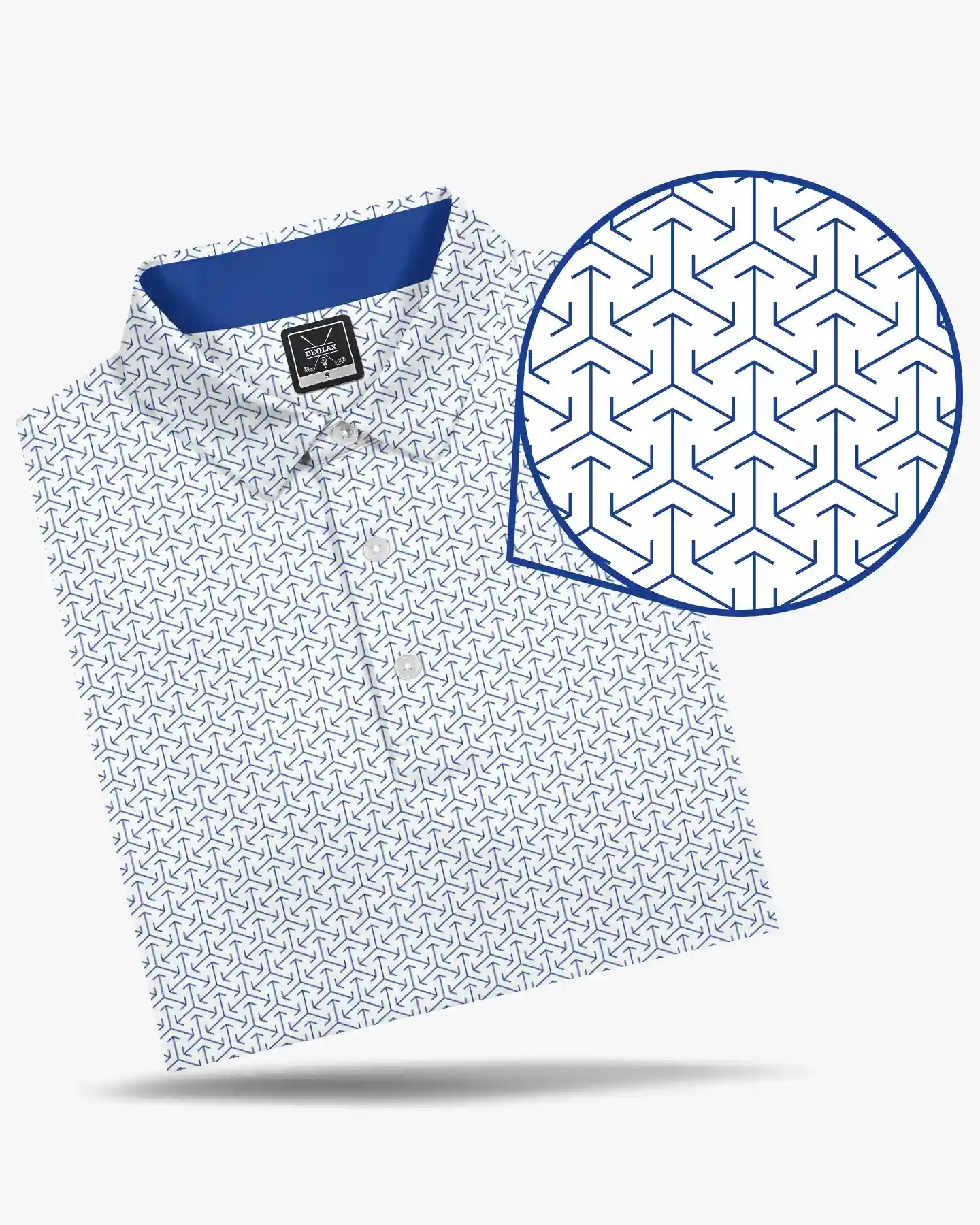 Precision Blue Polo - Deolax