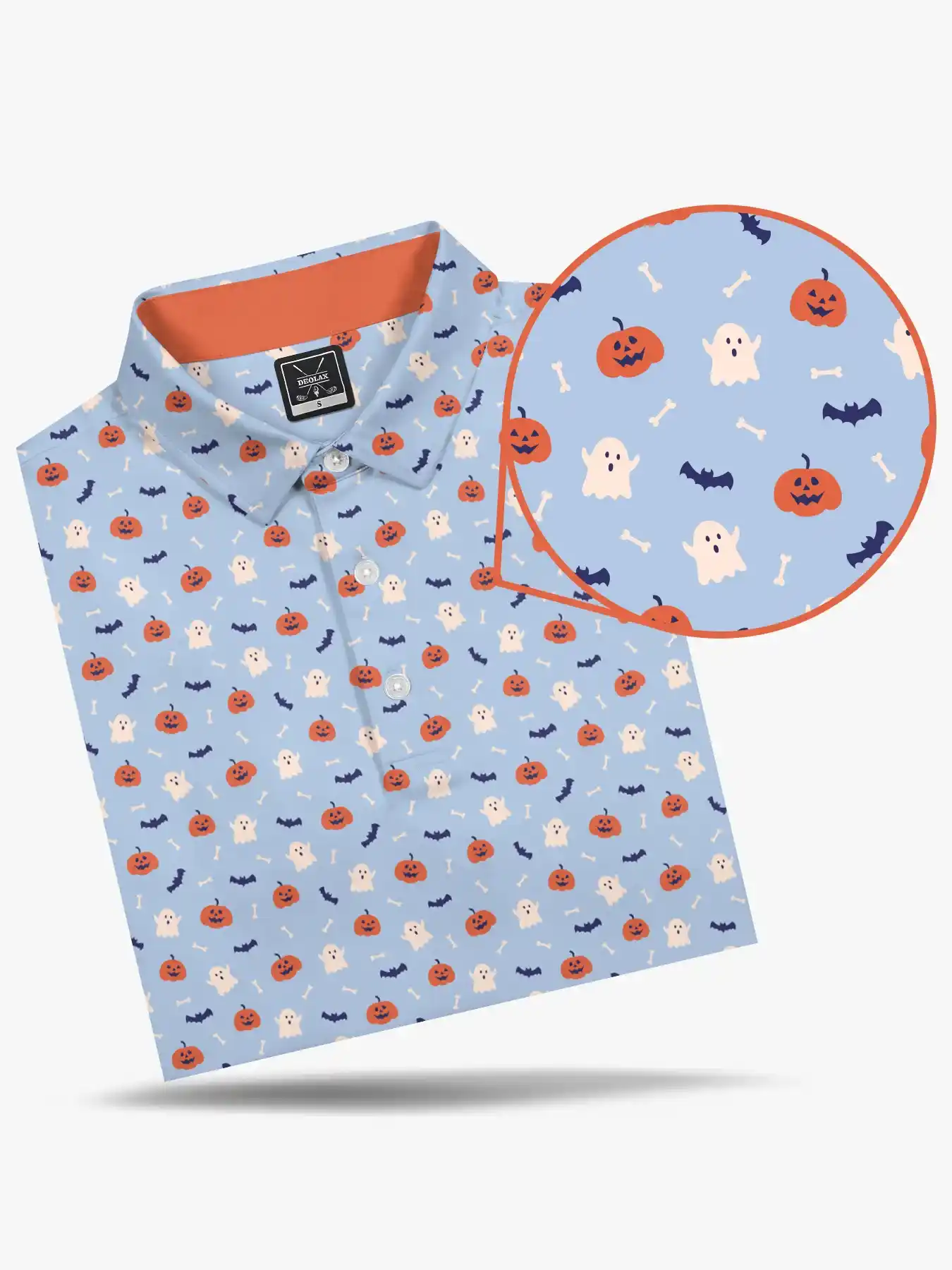 Pumpkin Hollow Halloween Polo - Deolax