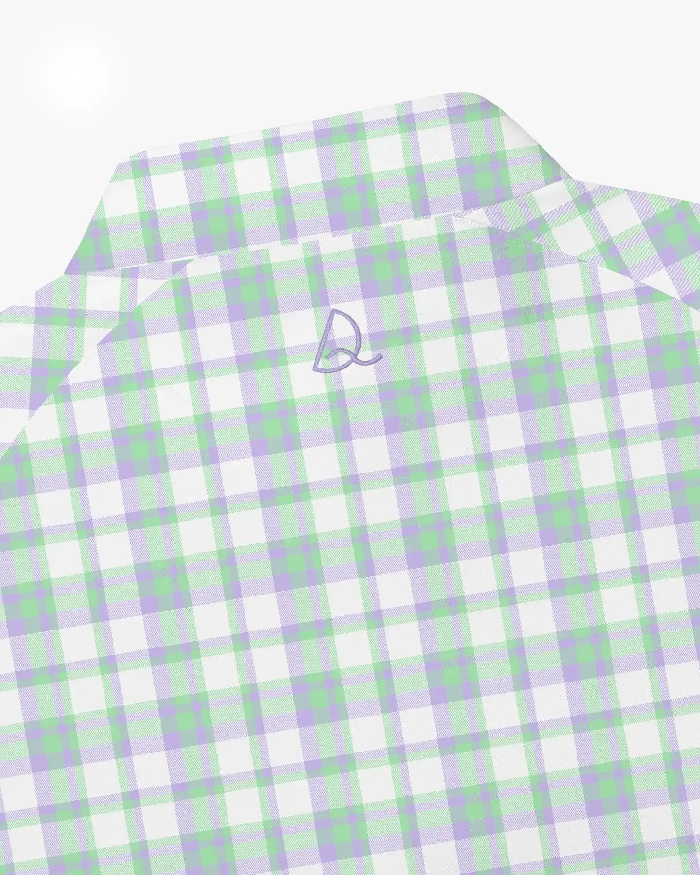 Purple Security Check Quarter Zip - Deolax