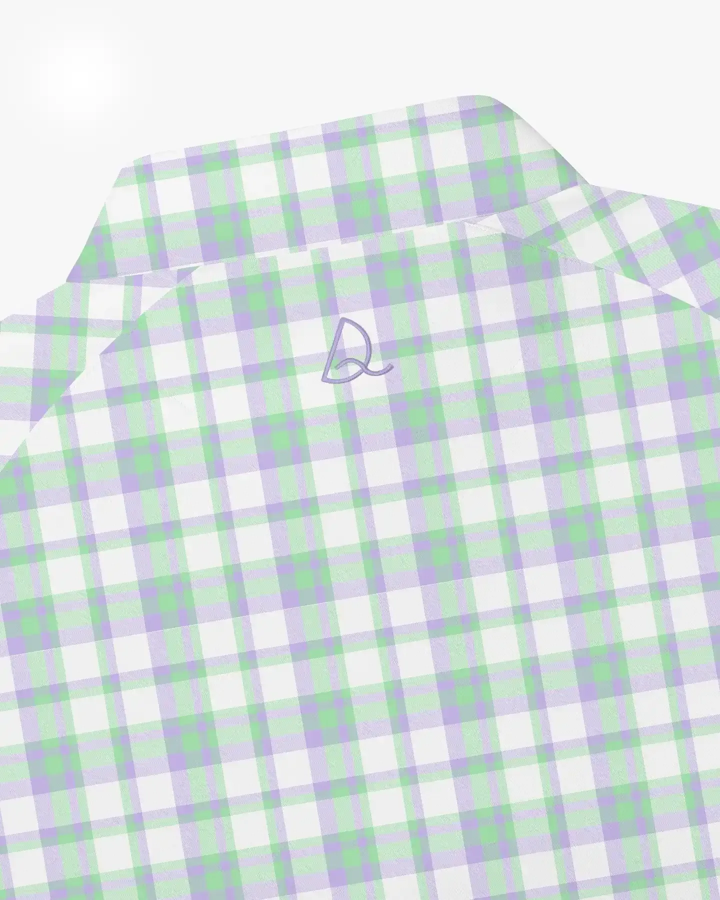 Purple Security Check Quarter Zip - Deolax