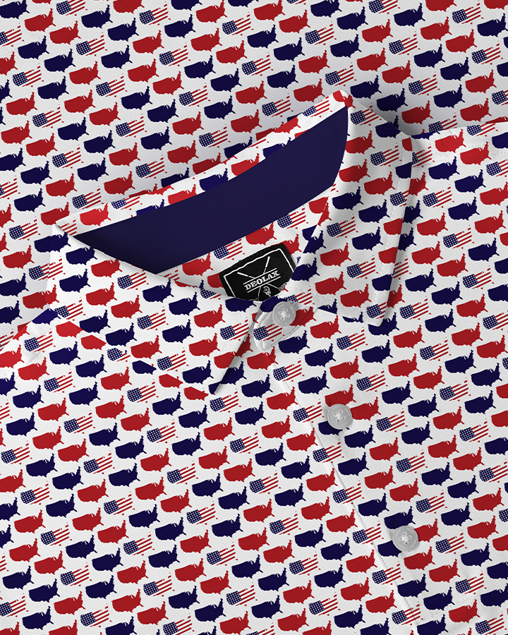 Independence Day Stripes Polo - Deolax
