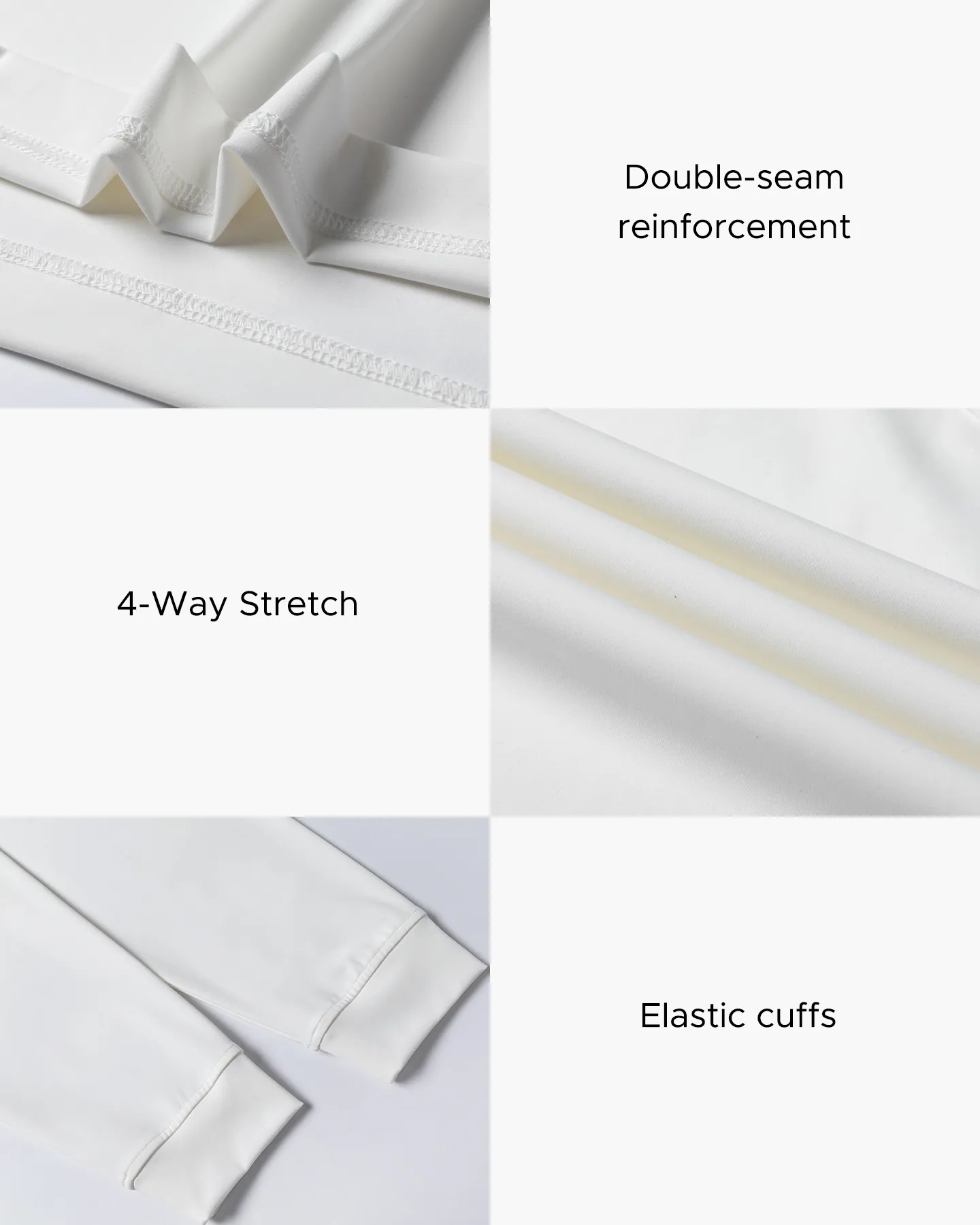 Regular Fit Long Sleeve Polo in White - Deolax