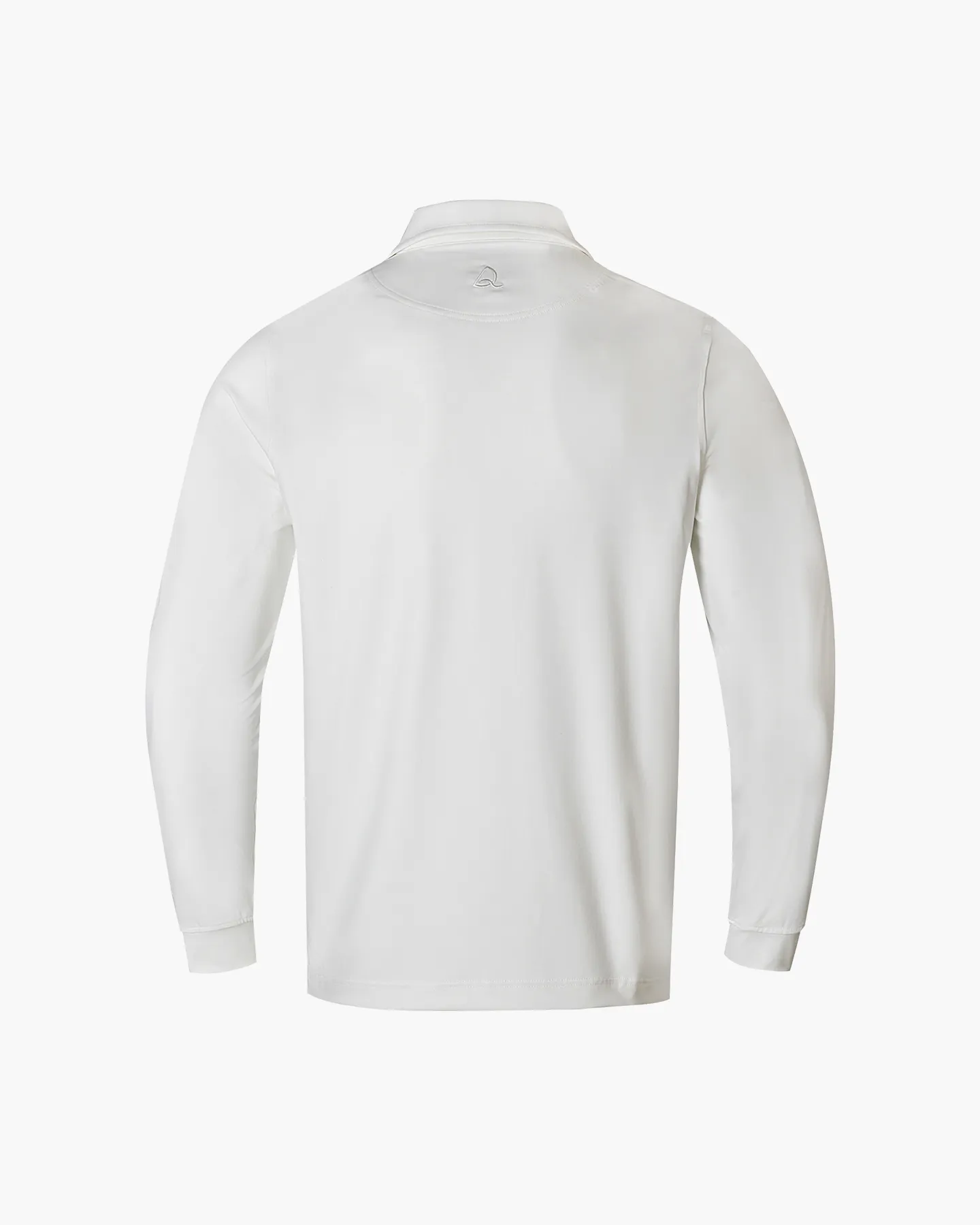 Regular Fit Long Sleeve Polo - White