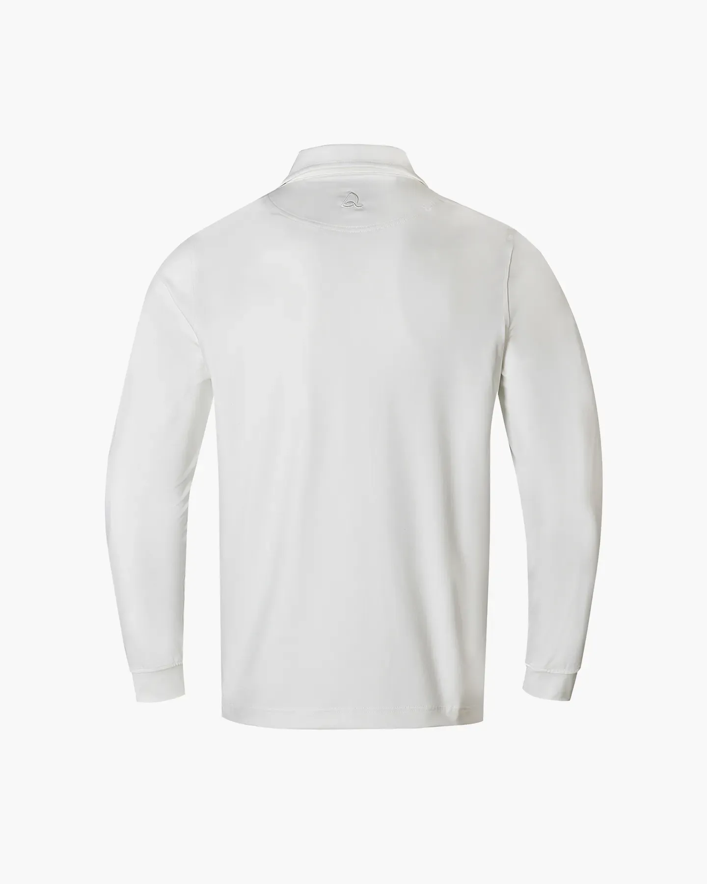 Regular Fit Long Sleeve Polo - White
