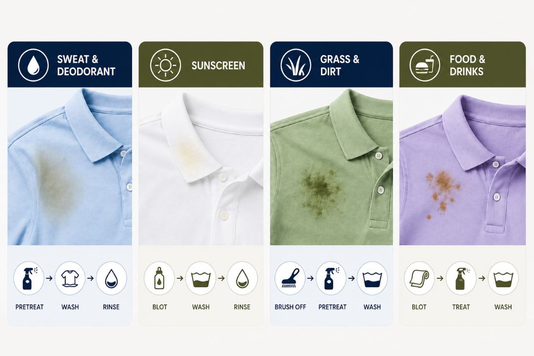 Remove Stains From Polo Shirts