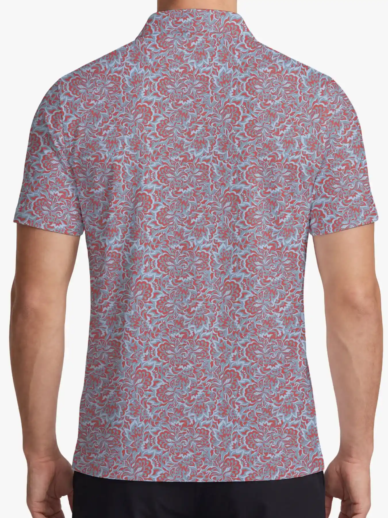 Resort Caddie Men's Paisley Polo - Deolax