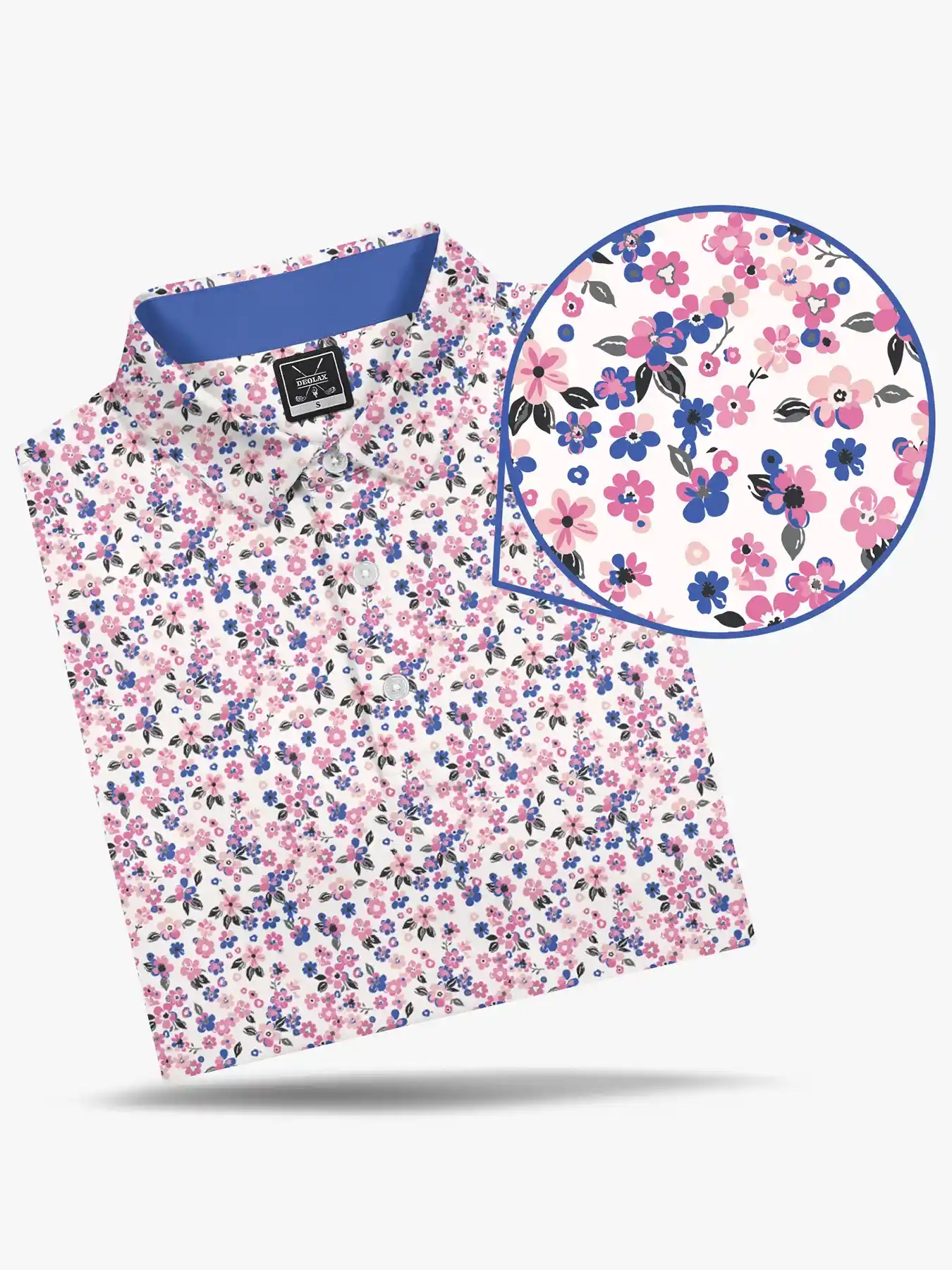 Sakura Polo-Short-Deolax-White
