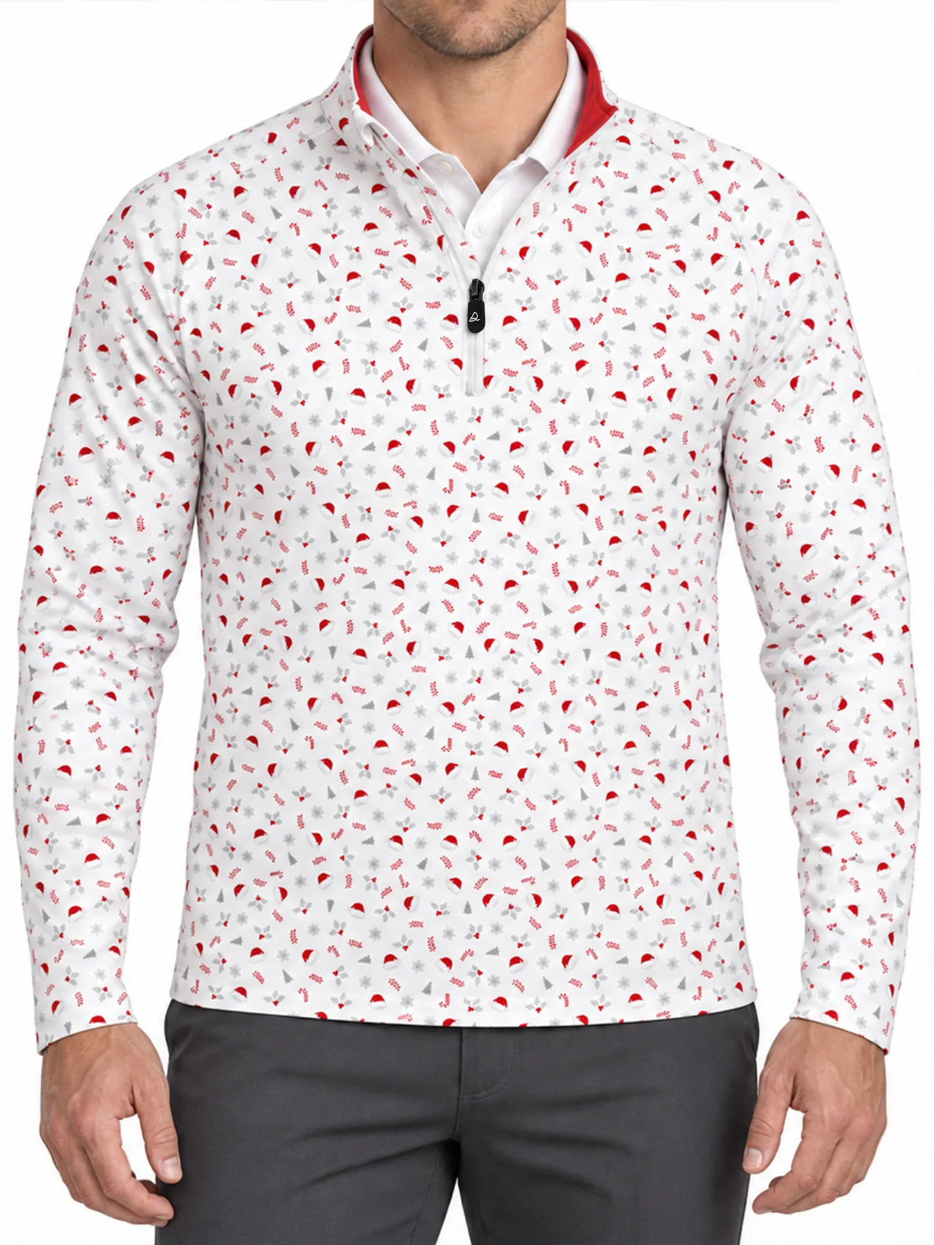 Santa Hat Quarter Zip
