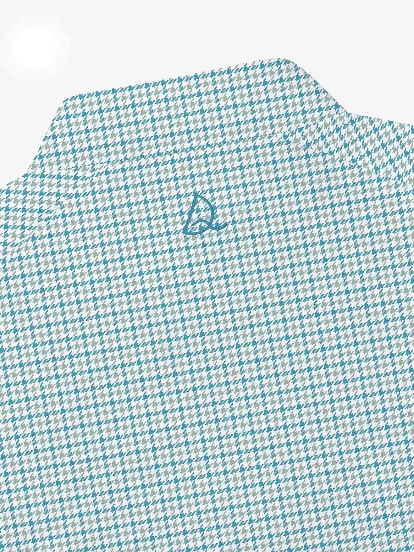 Sapphire Houndstooth Quarter Zip - Deolax
