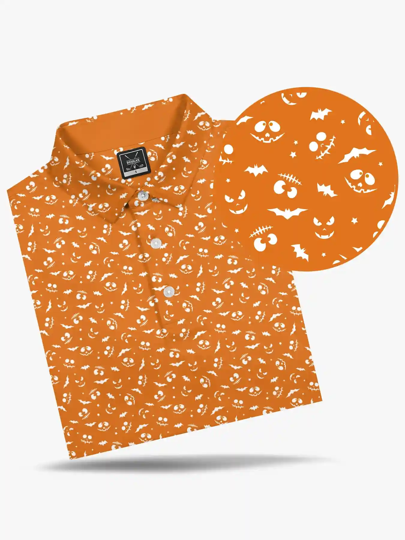 Scary Face Halloween Polo - Deolax
